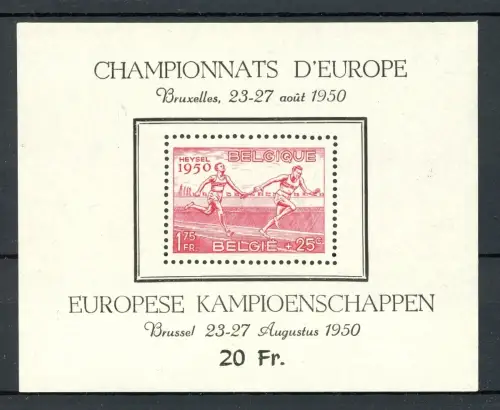 Belgien Block 23 postfrisch #JJ535