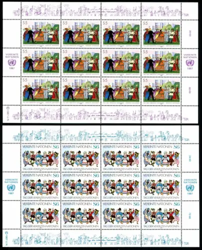 UNO Wien Kleinbögen 75-76 postfrisch #JM043