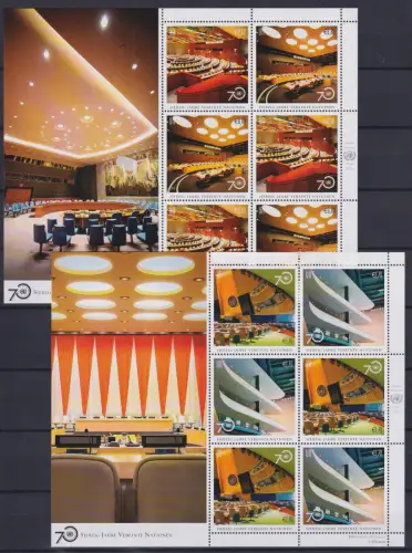 Vereinte Nationen Wien 894-897 postfrisch als Kleinbogensatz #NW319