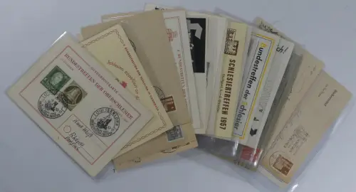 Deutschland Sonderkarten und Stempel mit Schlesienbezug #CAA05