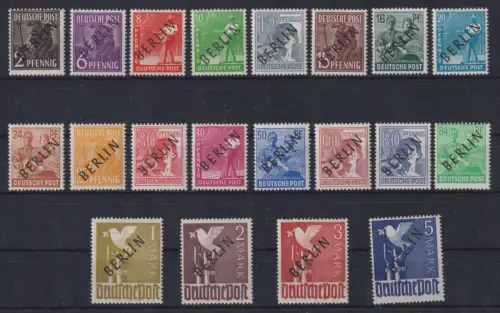 Berlin 1-20 postfrisch geprüft Schlegel BPP #ON292