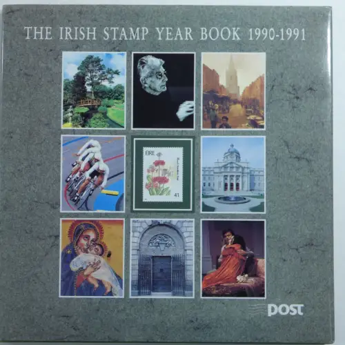 Irland Jahrgang 1990-1991 postfrisch Buch Briefmarkenjahr #DCD69