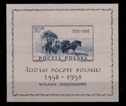 Polen Block 22 postfrisch #DCC33