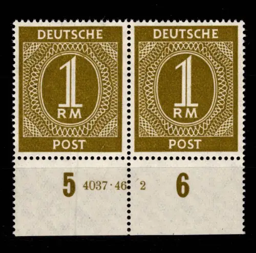 Kontrollrat I 937 HAN postfrisch H 4037.46 2 #DDP80