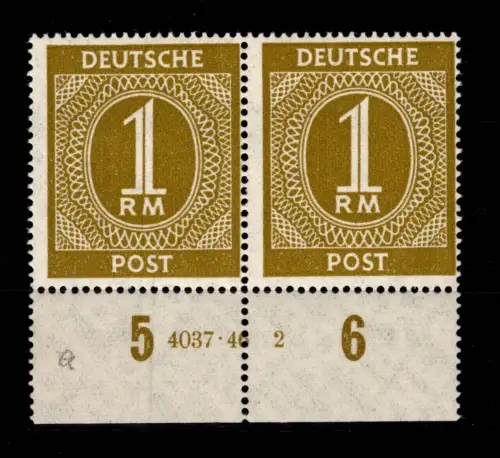 Kontrollrat I 937 HAN postfrisch H 4037.46 2 #DDP84