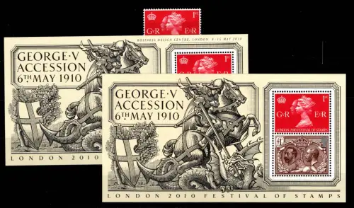 Großbritannien 2938, Block 56, 56 I postfrisch Briefmarkenausstellung #DDH16