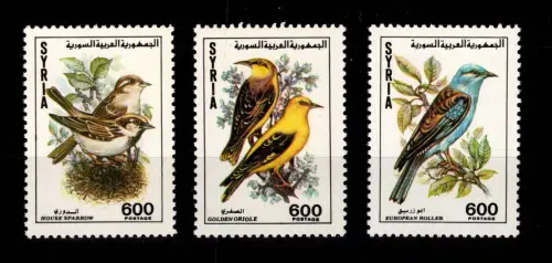 Syrien 1824-1826 postfrisch Motiv Vögel #DCC37
