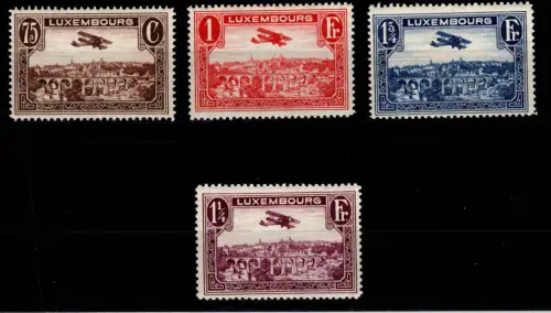 Luxemburg 234-237 postfrisch Motiv Luftfahrt #DCZ46