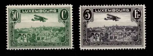 Luxemburg 250-251 postfrisch Motiv Luftfahrt #DCZ47