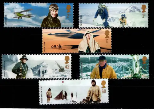Großbritannien 2104-2109 postfrisch Motiv Persönlichkeiten #DCZ50