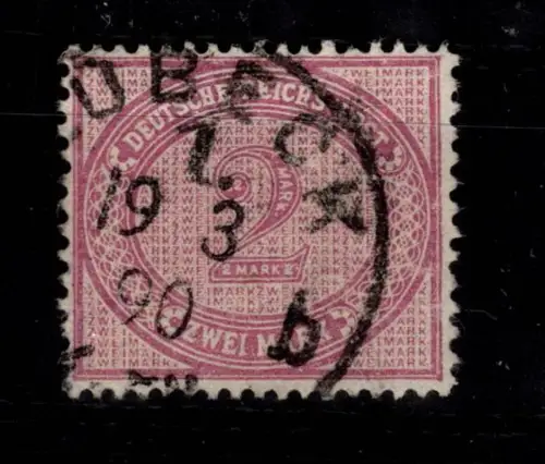 Deutsches Reich 37 d gestempelt geprüft Zenker BPP #DCZ90