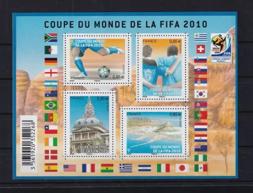 Frankreich 4920 - 4923 postfrisch Block 129 #DCN56