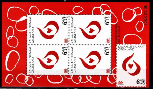 Grönland 522, Block 44 postfrisch #DCZ72