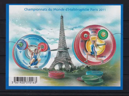 Frankreich 5189-5190 postfrisch Block 162 #DCO48