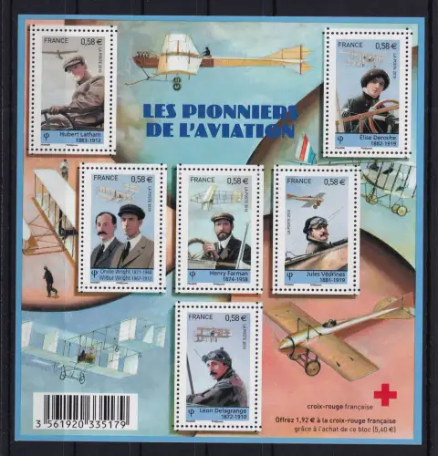 Frankreich 4978-4982 postfrisch Block 134 #DCN97