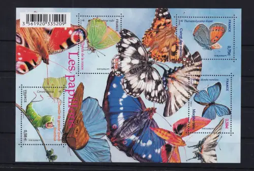 Frankreich 4959II-4962 postfrisch Block 133 #DCN95