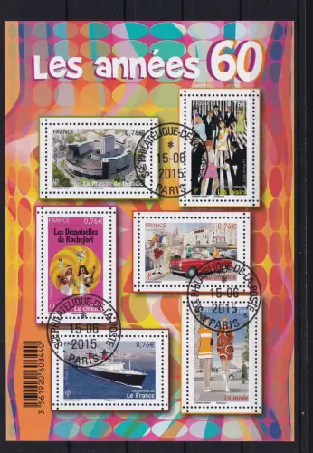 Frankreich 6153-6158 postfrisch Block 209 #DCO06