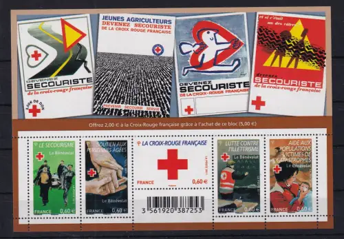 Frankreich 5230-5234 postfrisch Block 170 #DCO63