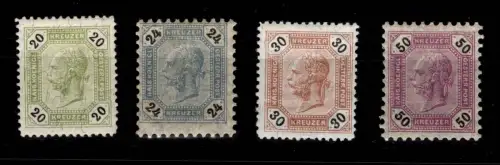 Österreich 63-66 mit Falz #DDW66