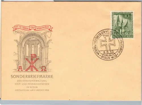 Berlin 107 als Ersttagsbrief #DDW36