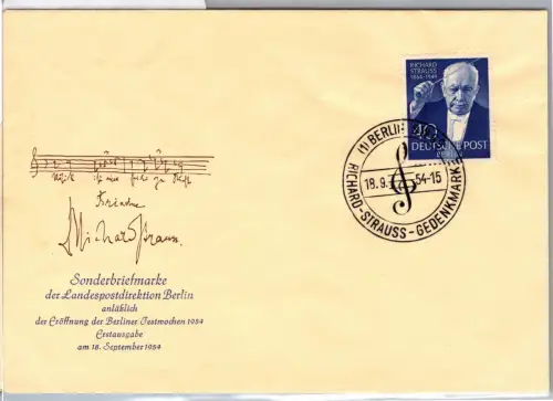 Berlin 124 als Ersttagsbrief #DDW45