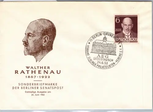 Berlin 93 als Ersttagsbrief #DDW35