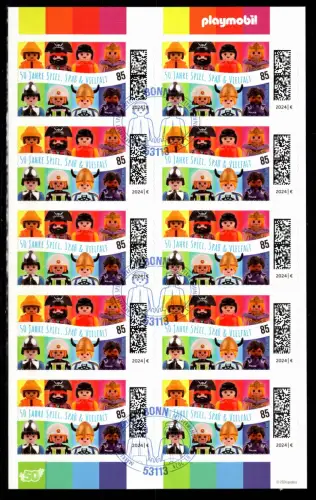 BRD Bund FB 135 gestempelt als Folienblatt #DDX14