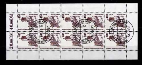 BRD Bund 2211 gestempelt als Kleinbogen #DDW99