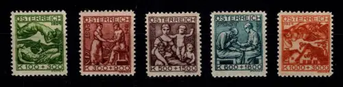 Österreich 442-446 postfrisch #DDW78