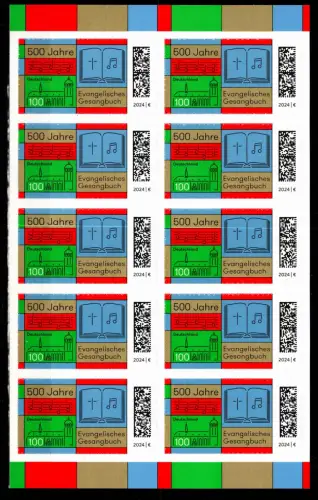 BRD Bund FB 133 postfrisch als Folienblatt #DDX23