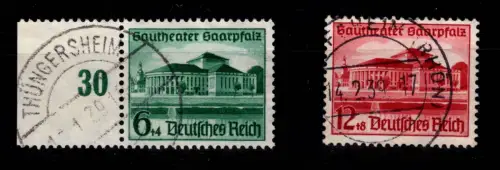 Deutsches Reich 673-674 gestempelt #DDX58