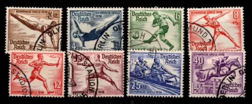 Deutsches Reich 609-616 gestempelt #DDX49
