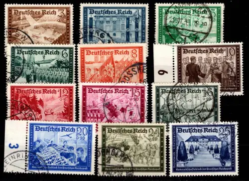 Deutsches Reich 702-713 gestempelt #DDX78