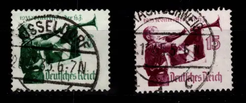 Deutsches Reich 584-85 gestempelt #DDX44