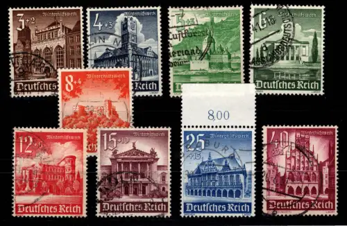 Deutsches Reich 751-759 gestempelt #DDX91