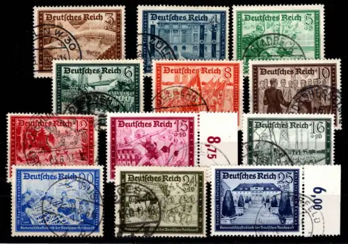 Deutsches Reich 702-713 gestempelt #DDX76