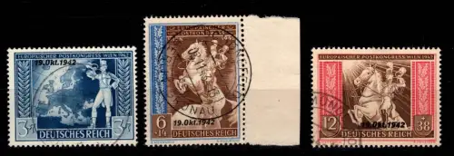 Deutsches Reich 823- 825 gestempelt #DDY40