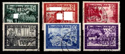 Deutsches Reich 773-778 gestempelt #DDY02