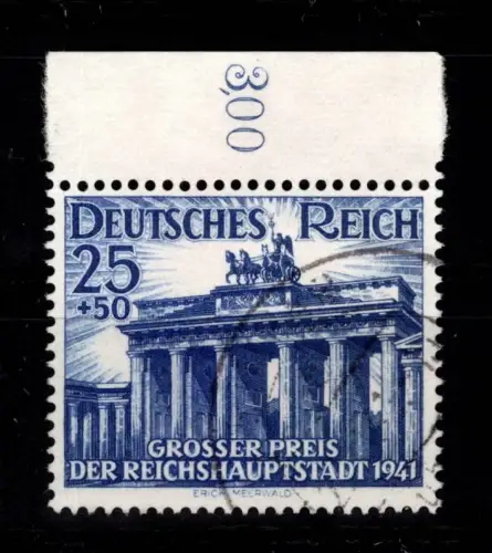 Deutsches Reich 803 SR gestempelt #DDY16