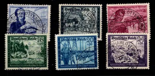 Deutsches Reich 888- 893 gestempelt #DDY69