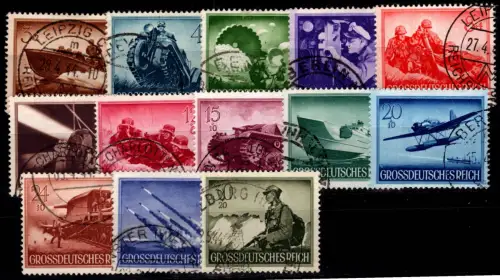 Deutsches Reich 873- 885 gestempelt #DDY61