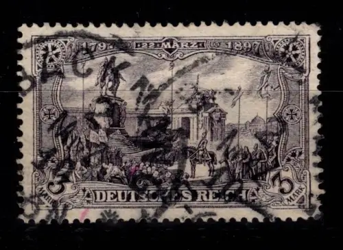 Deutsches Reich 80 Aa gestempelt tiefst geprüft Zenker BPP #DDA21