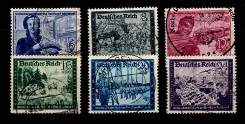 Deutsches Reich 888- 893 gestempelt #DDY66