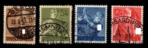 Deutsches Reich 850- 853 gestempelt #DDY46