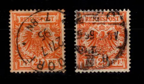 Deutsches Reich 49 b/ba gestempelt alle geprüft bzw. Typenprüfung #DDA05