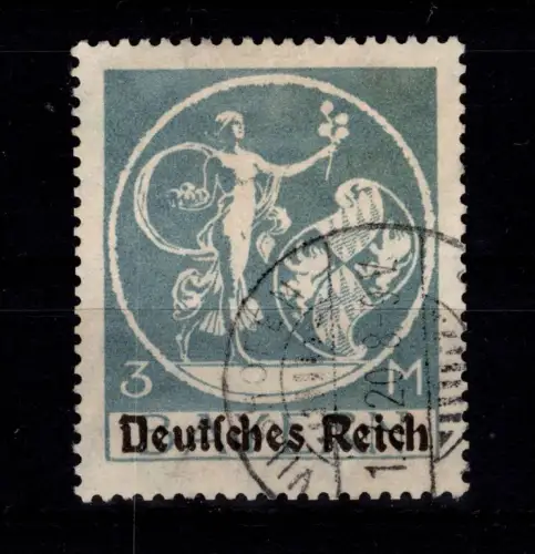 Deutsches Reich 134 II gestempelt geprüft Peschl BPP #DDA62