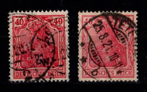 Deutsches Reich 145 a I/II gestempelt u.a. geprüft Peschl BPP #DDA69