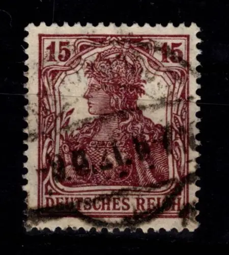 Deutsches Reich 142 a gestempelt geprüft Infla Berlin #DDA65