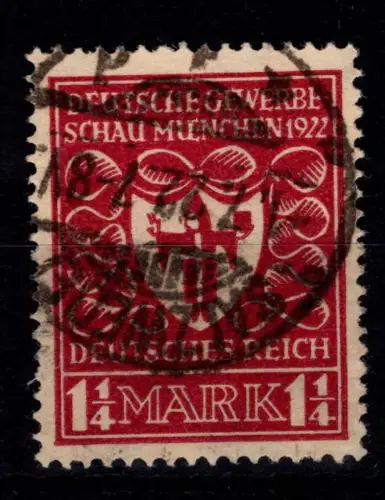 Deutsches Reich 199 d gestempelt geprüft Infla Berlin #DDA77