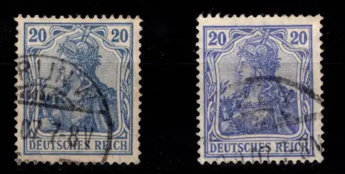 Deutsches Reich 87 I b/d gestempelt signiert bzw. VÖB-Prüfung #DDA36